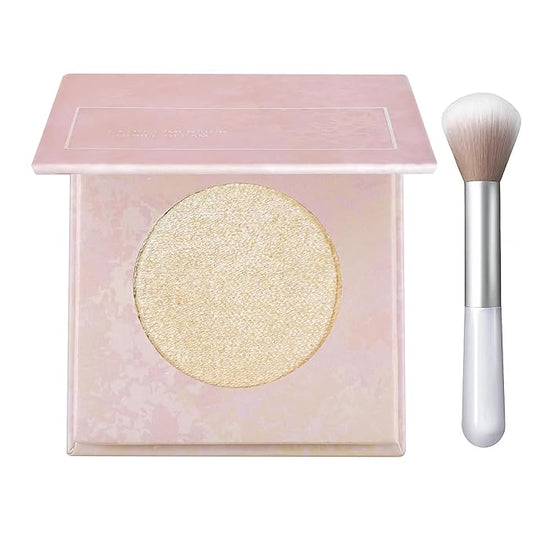Beige Glittering Face Palette,Stereo for Face Retouching, Eye Shadow Highlighting Shadow Finish Palette, Natural，Low Saturation Makeup Contour Face Palette-VivaGrace Women