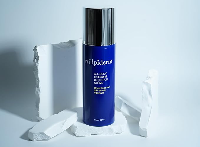 Trilipiderm Moisturizing Sunblock 8oz All Day Hydration for Body and Face, Vitamin D Enriched Broad Spectrum Sunscreen, Two Pack-VivaGrace Women