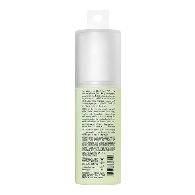 e.l.f. Stay All Night Micro-Fine Setting Mist, Hydrating & Refreshing Makeup Setting Spray For 16HR Wear-time, Vegan & Cruelty-Free, 2.7 Fl Oz-VivaGrace Women