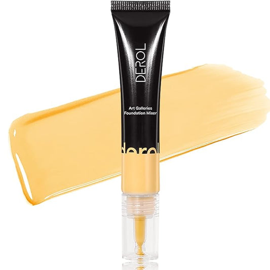 Yellow Foundation Mixing Pigment for Adjusting Shade and Color Corrector, Blends Easily With Foundation, Yellow Color Corrector for Adjusting Foundation from Pink to Yellow (03# Yellow)-VivaGrace Women