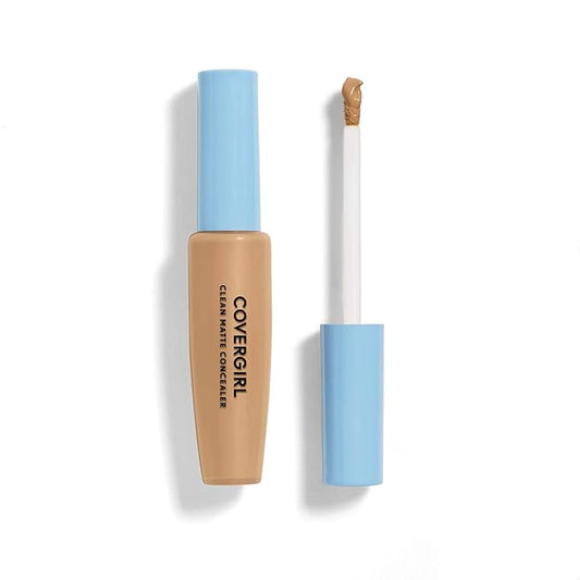 COVERGIRL - Clean Matte Concealer, Oil-Free, Lightweight Formula, Blendable, Natural-Looking Coverage, 100% Cruelty-Free-VivaGrace Women