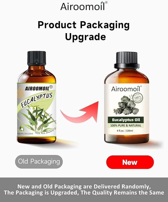 Pure Eucalyptus Essential Oil, 100% Pure Natural Eucalyptus Essential Oil, Premium Grade Essential Oils for Diffusers for Home, Skin, Care Massage, Soap Making, Aromatherapy, 4 Fl Oz | 120ml-VivaGrace Women