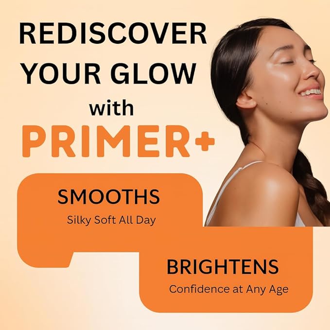 5 in 1 Primer For Face Before Makeup | 17% Vitamin C | All Day Grip | Dark Spot Corrector | Silky Matt Finish | Chemical Free | Vegan | All Skin Types | Made in America | 1fl oz-VivaGrace Women