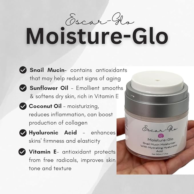 Trio Snail Mucin Unscented Cleanser, Toner and Moisturizer Skin Care Set, White-VivaGrace Women