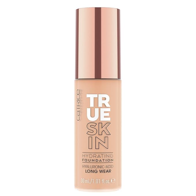 Catrice | True Skin Hydrating Foundation | Lightweight Buildable Coverage with Hyaluronic Acid and Watermelon Seed Oil | Vegan & Cruelty Free (015 | Warm Vanilla)-VivaGrace Women