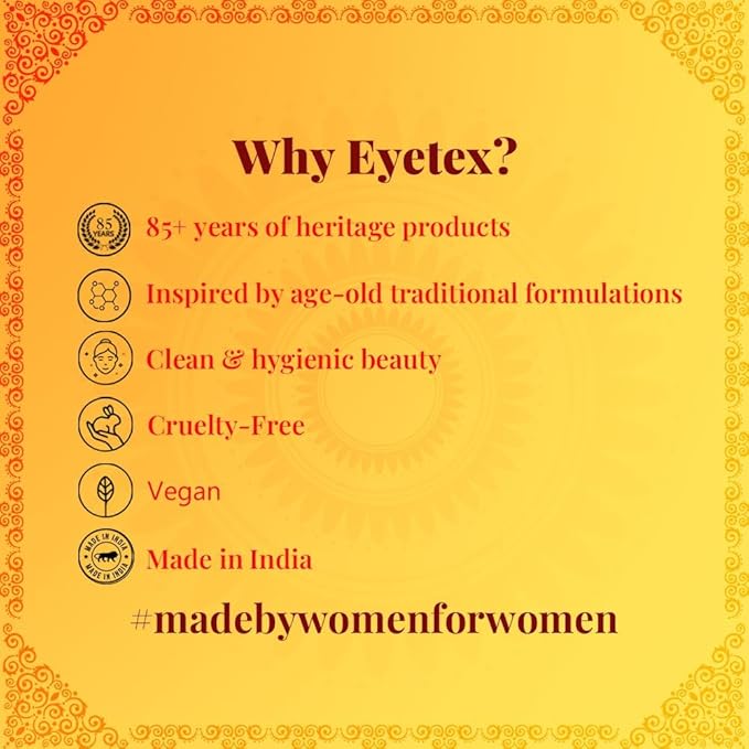 Eyetex Kumkum Paste Waterproof Long lasting, Smudge Proof | Pure and Natural Deep Colour, Long lasting | Enriched with Natural and Organic Ingredients (Pack of 4Jars Red)-VivaGrace Women