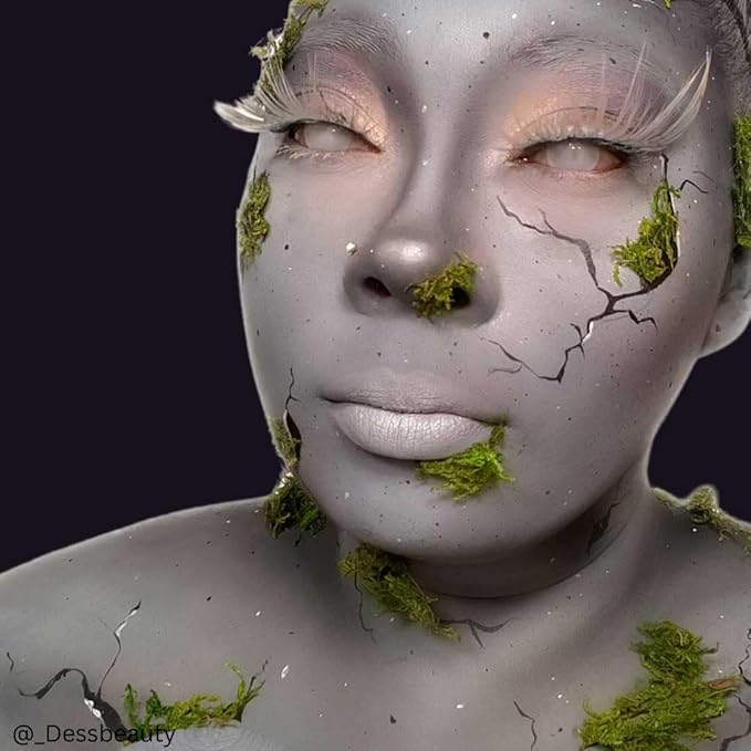 Mehron Makeup Liquid Makeup | Face Paint and Body Paint Perfect for Halloween, Cosplay I Air Brush Compatible 4.5 oz (133 ml) (MONSTER GREY)-VivaGrace Women