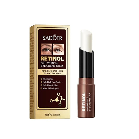 Retinol Eye Stick Under Eye Cream Anti Aging Eye Balm Reduces Fine Lines and Dark Circles-VivaGrace Women
