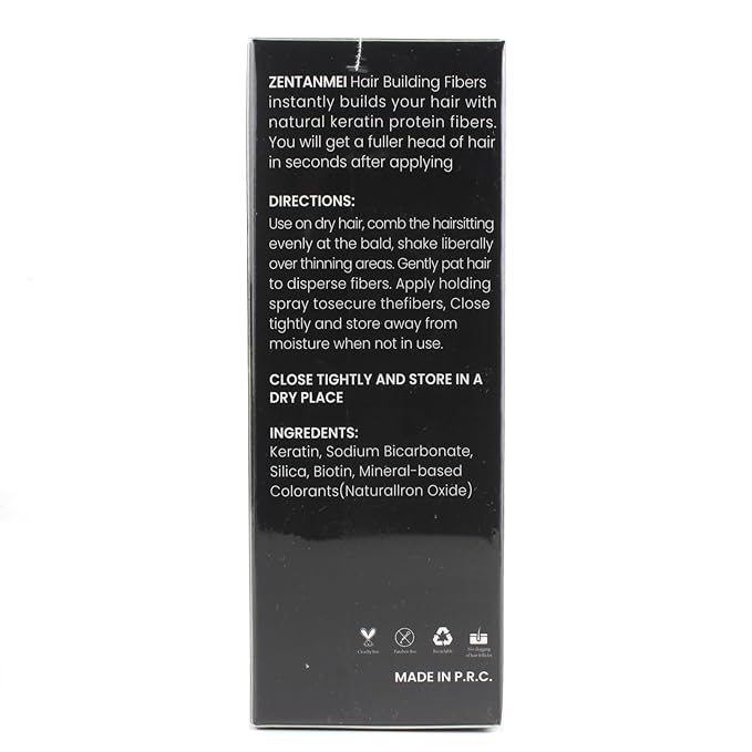 Hair Fibers for Thinning Hair for Women All-Natural Hair Building Fibers 0.98 Oz Hair Volume Powder Bald Spot Cover Up for Men & Women (White)-VivaGrace Women