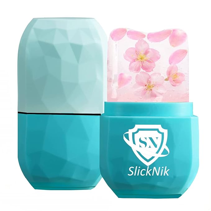 Ice Roller for Face & Eye Puffiness Relief - Enhance Your Natural Glow with Face Ice Roller, Ice Mold for Face with New Leak-Proof Design, Reusable Ice Face Roller-Gift for Women-VivaGrace Women