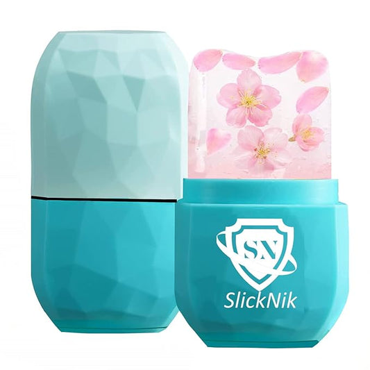 Ice Roller for Face & Eye Puffiness Relief - Enhance Your Natural Glow with Face Ice Roller, Ice Mold for Face with New Leak-Proof Design, Reusable Ice Face Roller-Gift for Women-VivaGrace Women