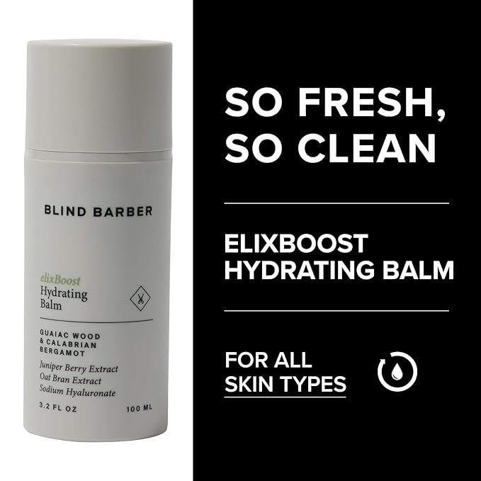 Blind Barber Regimen Skin Care Set - Face Scrub, Under Eye Cream, Supercharged Face Toner, Rice Bran Facial Cleanser & Hydrating Balm - 5 Mens Skin Care Products for Daily Use - (5 Count)-VivaGrace Women