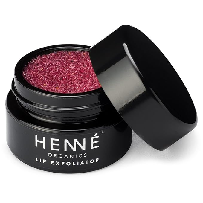 Henné Organics Lip Exfoliator - Natural and Organic Sugar Scrub - Nordic Berries-VivaGrace Women
