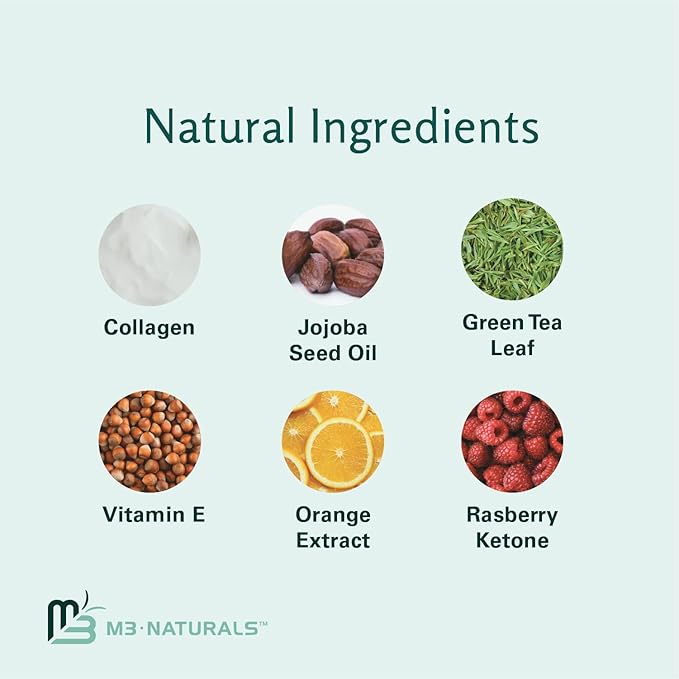 Stretch Mark Cream Infused with Collagen & Stem Cell Maternity Skincare Oil Removes Stretch Mark Prevention & Scar Remover Lotion Green Tea Extract & Raspberry Ketones by M3 Naturals-VivaGrace Women