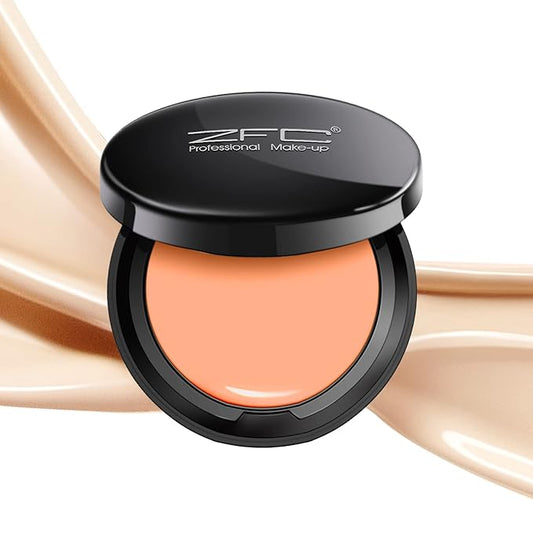 Foundation Makeup Concealer, Medium-to-Full Coverage Foundation Cream, Long Lasting Waterproof Up to 12HR Hybrid Setting Powder-VivaGrace Women