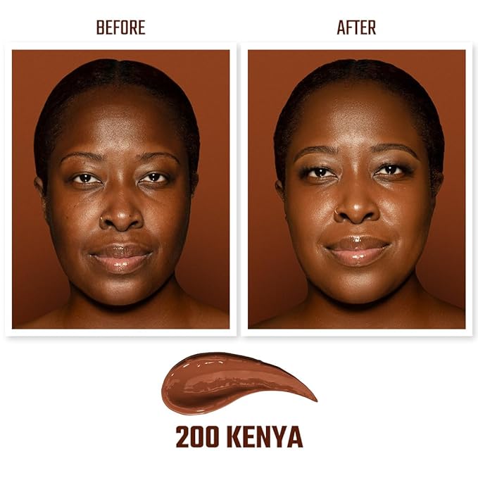 Juvia's Place I Am Magic Velvety Matte Liquid Foundation 200 - Kenya - Deep Dark w/Warm Golden Undertone, Makeup Foundation Full Coverage, Lightweight, Long Wear, Velvety Matte Finish-VivaGrace Women