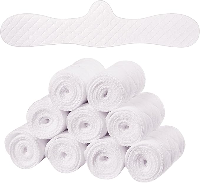 Boyiee 9 Pcs Cotton Bra Liners 3 Layer Reusable Washable Under Breast Sweat Absorber Pads for Woman-VivaGrace Women