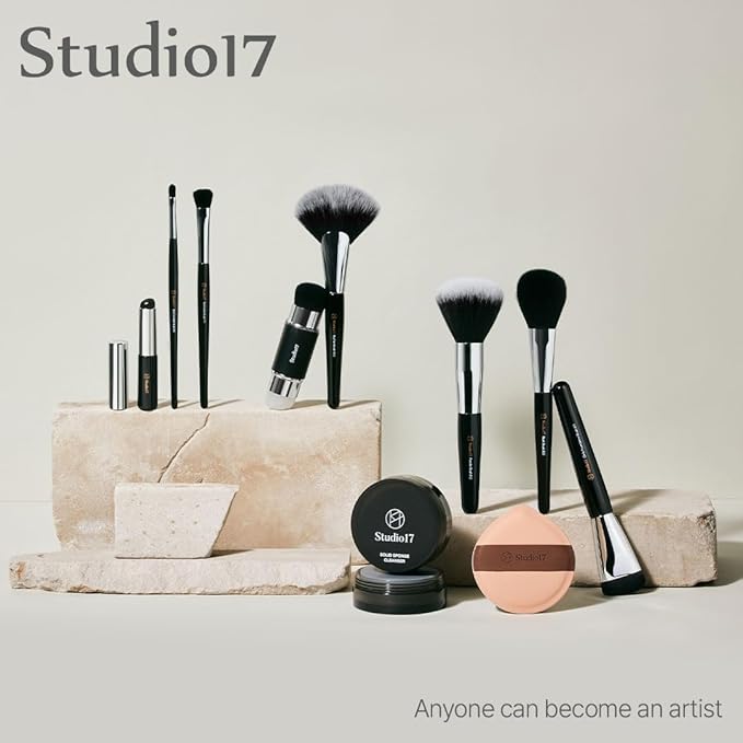 Dual Ended Silicone Tip Blush Brush | Korean Olive Young Makeup Tool for Contouring & Blush Application | Skin-Friendly Non-Irritating Professional Face Makeup Brush-VivaGrace Women