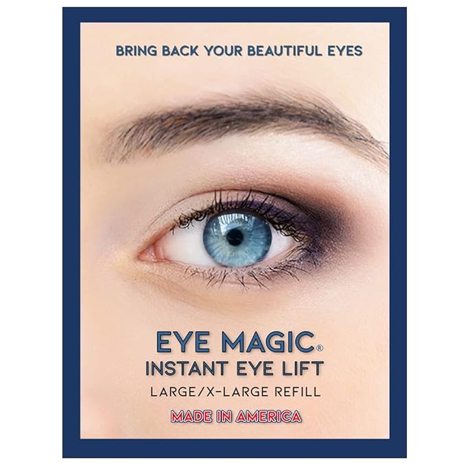 Eye Magic Premium Eye Lift (L/XL Refill) Made in America Lifts and Defines Droopy, Sagging or Hooded Eyes Safe For Daily Use-VivaGrace Women