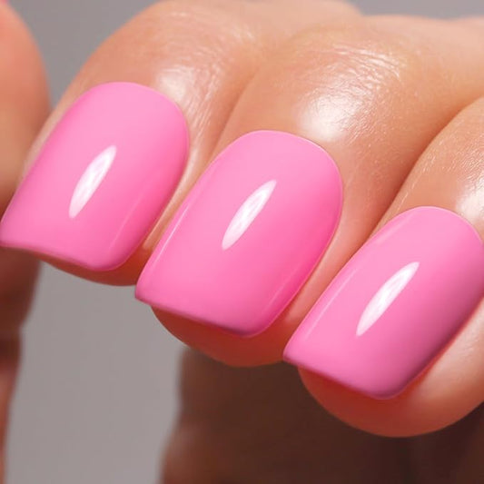 Imtiti Gel Nail Polish, 15ml Deep Pink Color, LED Nail Polish, DIY at Home