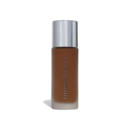 Fitglow Beauty - Natural Foundation+ Photo-Filtering Foundation | Vegan, Woman-Owned Clean Beauty (F7 - Rich Neutral, Soft Olive Undertones)-VivaGrace Women