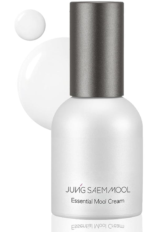 JUNG SAEM MOOL Essential Mool Cream 1 Fl Oz, Lightweight Watery Face Cream with Ceramide and Panthenol for Deep Hydration and Radiant Skin, Skin Barrier Support, Korean Foundation Makeup Prep-VivaGrace Women