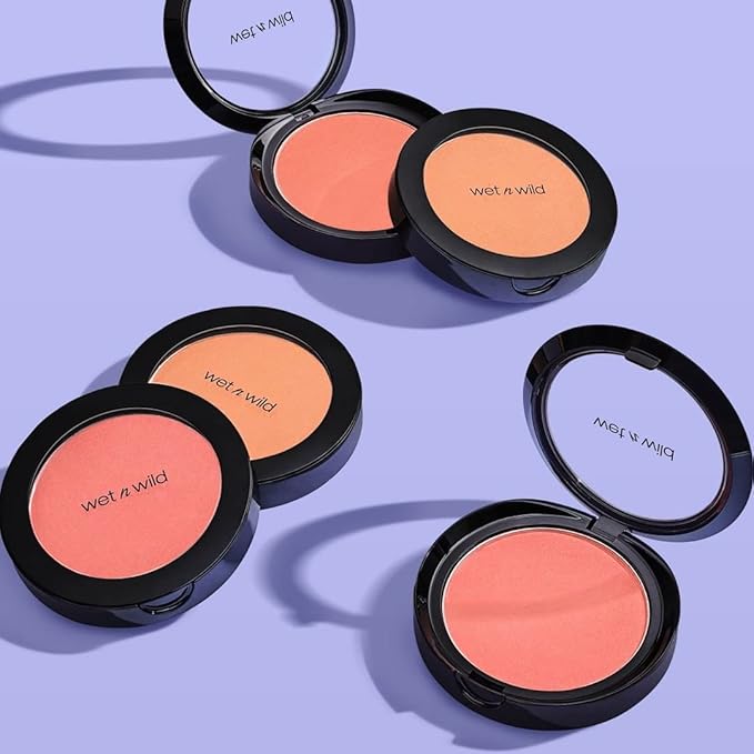 wet n wild Color Icon Blush, Effortless Glow & Seamless Blend infused with Luxuriously Smooth Jojoba Oil, Sheer Finish with a Matte Natural Glow, Cruelty-Free & Vegan - Nudist Society(Packaged)-VivaGrace Women