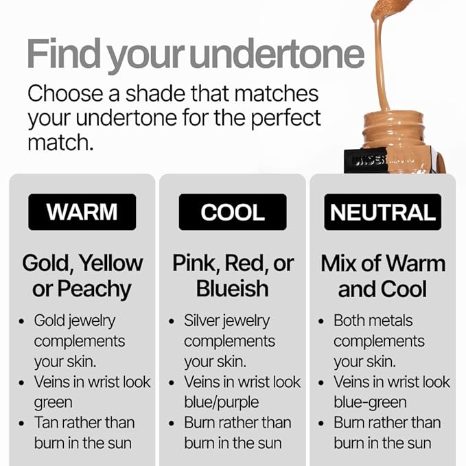 HIDE Liquid Concealer, Medium to Full Coverage Concealer for Blemishes, Under Eye Dark Circles & Scars, Oil Free Concealer, Nude (See Shade Finder), 0.5 fl oz-VivaGrace Women