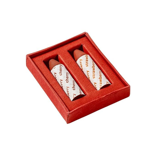 Axiology Multi Stick Crayons For Eyes, Lips, Cheeks Balmies Duo Gift Set Creamy Buildable Lightweight Moisturizing Blush Face Sticks Contour & Highlight All Day Wear Face Makeup (Strawberry & Cherry)-VivaGrace Women
