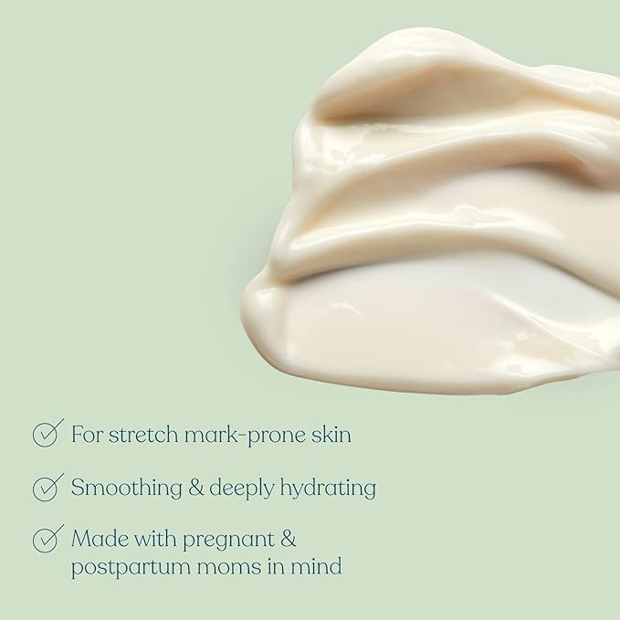 Pipette Belly Butter - Stretch Mark Cream for Pregnancy, Clean Hydrating Ingredients to Help Retain Skin’s Moisture, Shea Butter & Squalane, 3.8 fl oz-VivaGrace Women