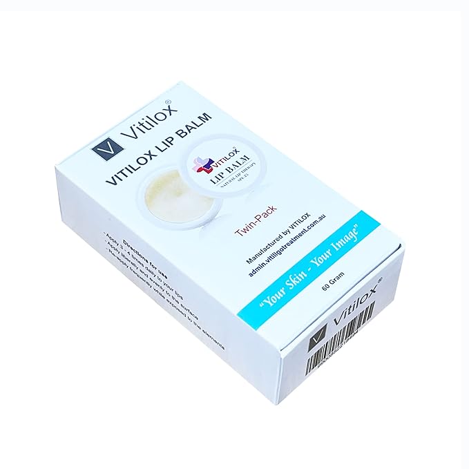 Vitiligo Vitilox® Lip Balm 'Twin Pack'-VivaGrace Women