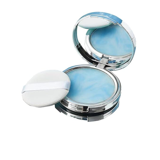 Oil Control Face Pressed Powder,Jelly Pressed Powder Face Makeup Setting Powder,Reduce Pores and Fine Lines Flawless Matte Long Lasting Finishing Lightweight Waterproof Face Cosmetics-VivaGrace Women