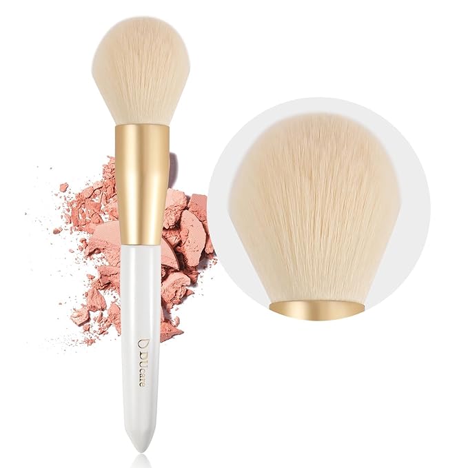 DUcare Tapered Blush Brush for Cheeks - Pointed Powder Brush for Light Application, Multi-Purpose Makeup Brushes Perfect for Highlighting, Defining, Sculpting, and Contouring-VivaGrace Women