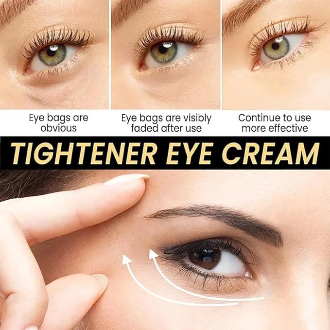 Temporary Eye Tightener Eye Cream For Puffiness And Bags Under Eyes,Instant Reduces Under-Eye Bags, Dark Circles&Puffiness, Instant Firm Eye Tightener Eye Bag Cream Anti Aging Fine Lines-VivaGrace Women