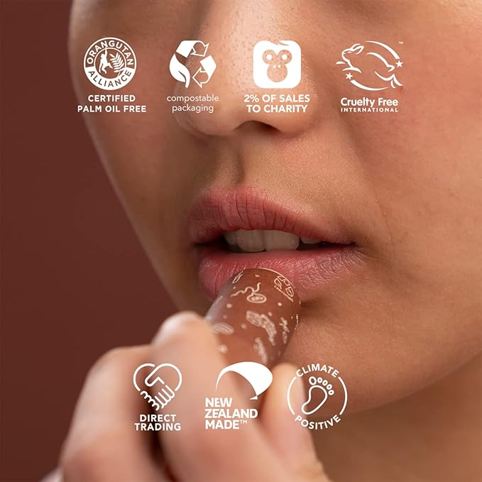 Ethique So Cocoa Nourishing Lip Balm - Plastic-Free, Vegan, Cruelty-Free, Eco-Friendly, 0.32 oz (Pack of 1)-VivaGrace Women