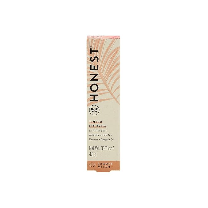 Honest Beauty Tinted Lip Balm 2-Pack | Antioxidant-rich Acai Extracts + Avocado Oil | EWG Certified, Vegan, Cruelty Free-VivaGrace Women