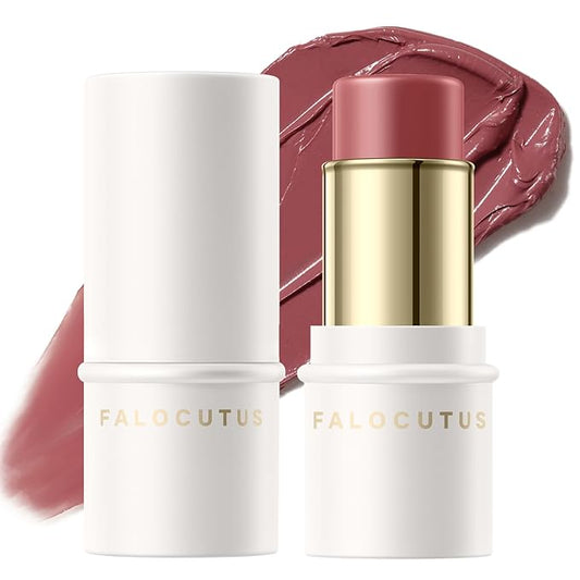 2Pcs Cream Blush Makeup Stick,Monochromatic Multi-Stick Face Blush for Cheek,Lip and Eye,Matte and Dewy Finish for Long Wearing,Easy Application.HOTLINE-VivaGrace Women