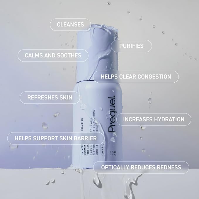 Skin Universal Skin Solution Hypochlorous Acid Spray for Face and Body. HOCL Facial Cleanser and Dermal Spray with Electrolyzed Water and Mineral Complex. pH-Stabilized Skin Care. 4oz-VivaGrace Women