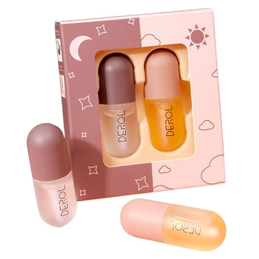 2Pcs Lip Plumper Set,Lip Plumper,Natural Lip Plumper kit,Day and Night Lip Plumper-VivaGrace Women