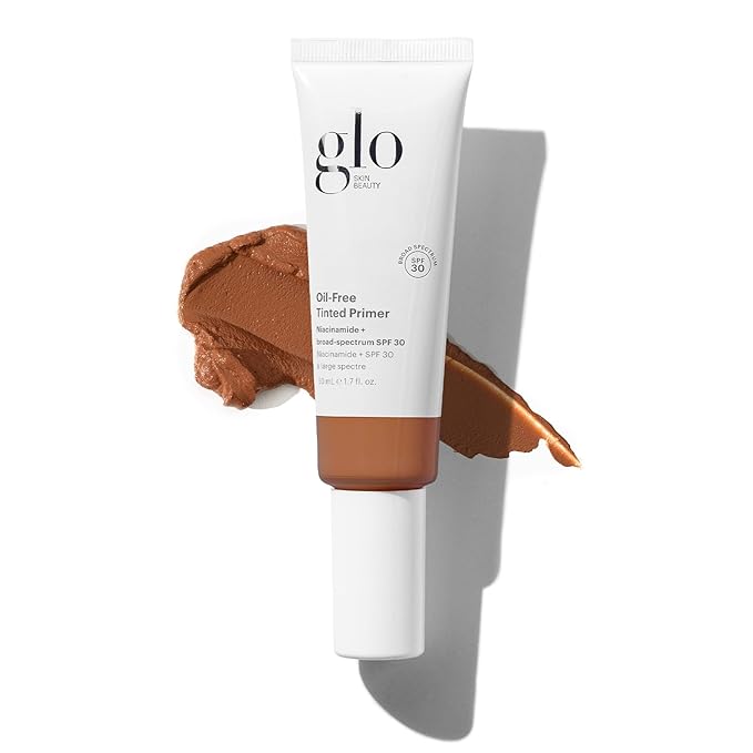 Glo Skin Beauty Oil-Free Tinted Primer SPF 30, (Deep) 1.7 oz - Mineral Makeup for Face, 4-in-1 Foundation Primer, Sheer Coverage, Skincare & Sunscreen With Broad Spectrum UVA/UVB Protection-VivaGrace Women