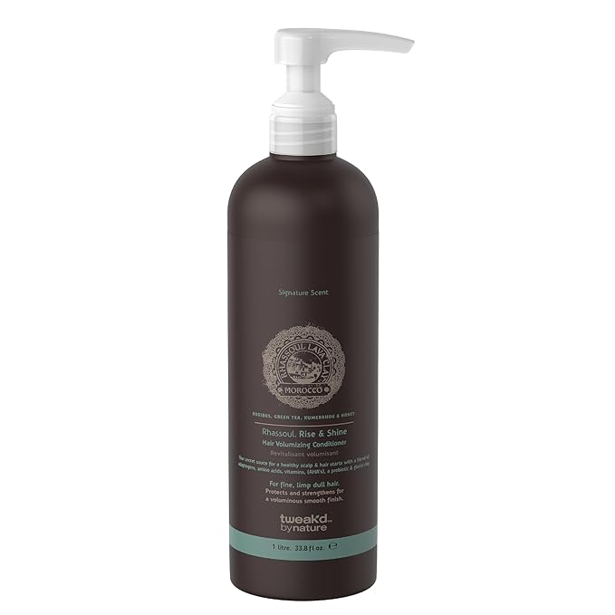 Tweak’d by Nature - Rise & Shine Hair Volumizing Conditioner for Fine Hair, Paraben Free and Sulfate Free Conditioner, Hydrating Hair Care for Soft, Tangle-Free Finish (33.8 ounces)-VivaGrace Women