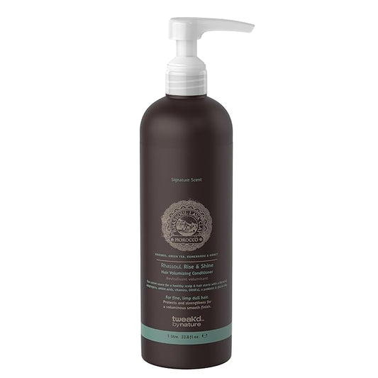 Tweak’d by Nature - Rise & Shine Hair Volumizing Conditioner for Fine Hair, Paraben Free and Sulfate Free Conditioner, Hydrating Hair Care for Soft, Tangle-Free Finish (33.8 ounces)-VivaGrace Women