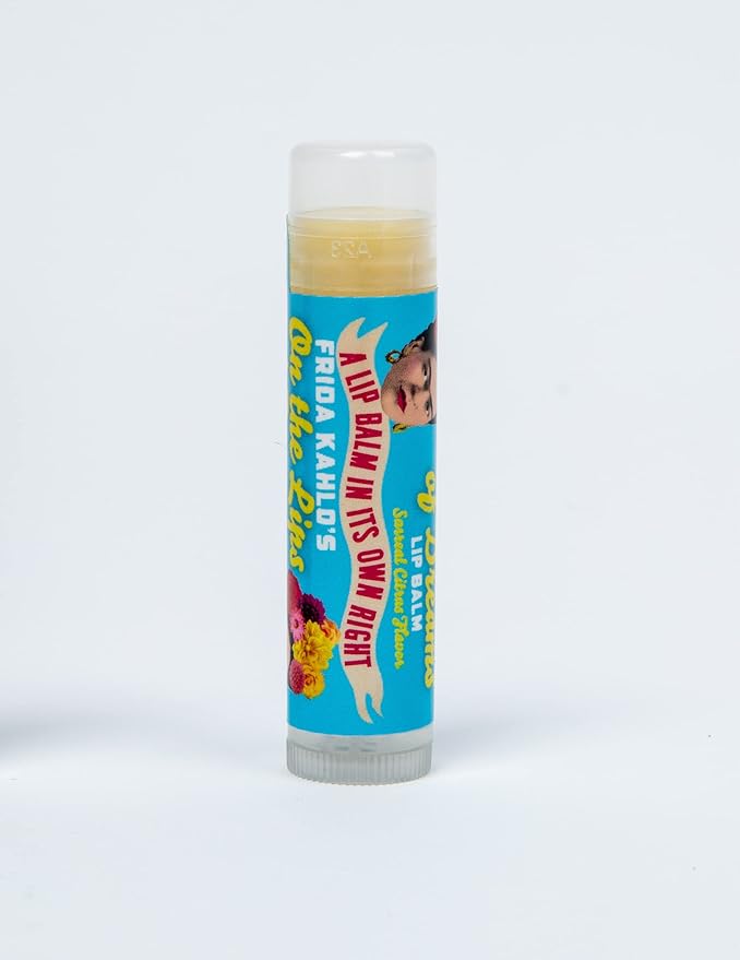 Frida Kahlo's On the Lips of Dreams Lip Balm Tube, Citrus Flavored - Cruelty-Free and Made in the USA from Natural and Imported Ingredients-VivaGrace Women