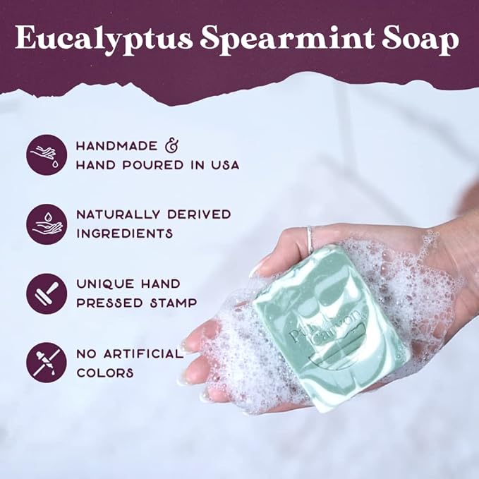 Purple Canyon Bath Gift Set for Women | Revitalizing Eucalyptus Spearmint and Cucumber Mint Self-Care Gift for Women-VivaGrace Women