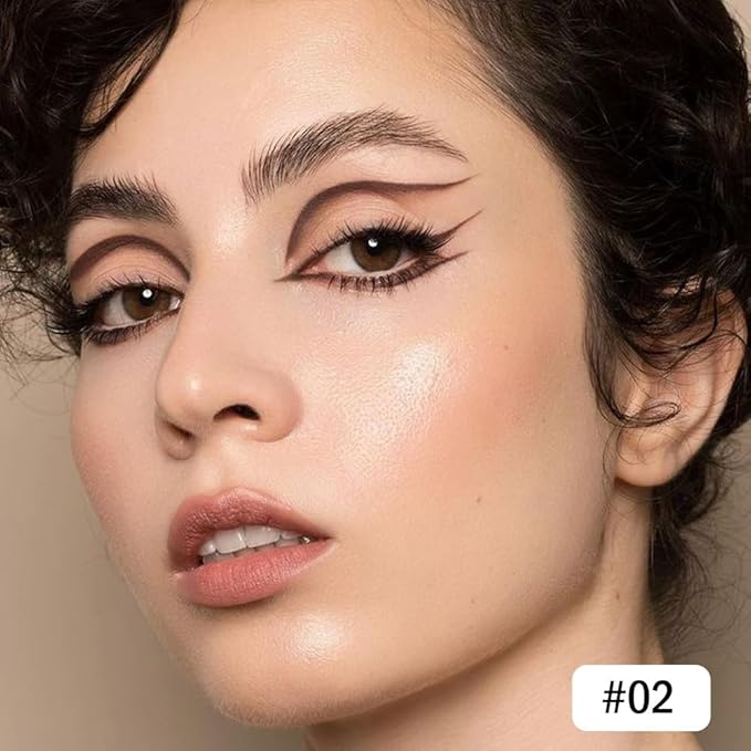 evpct Dark Brown Gel Eyeliner Pencil for Women Waterline Waterproof Smudge Proof Eye Makeup Liners, Brown Mascara Eye Liner Gel Liner Eyeliner with Sharpener delineador de ojos contra el agua 02