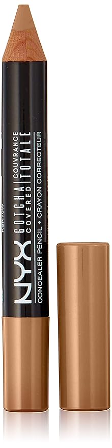 NYX Professional Makeup Gotcha Covered Concealer Pen, Deep Golden, 0.04 Ounce-VivaGrace Women