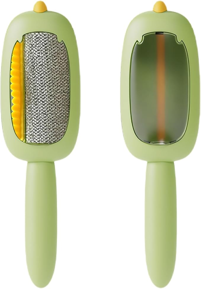 Reusable Lint Roller, Portable Lint Brush, Pet Hair Remover, Super Sticky and Washable, for Clothes, Furniture, Dog & Cat Hair(Green)-VivaGrace Women