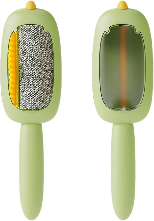 Reusable Lint Roller, Portable Lint Brush, Pet Hair Remover, Super Sticky and Washable, for Clothes, Furniture, Dog & Cat Hair(Green)-VivaGrace Women