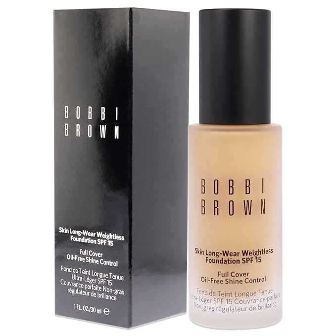 Bobbi Brown Skin Long-Wear Weightless Foundation SPF 15 - Warm Honey Women Foundation 1 oz-VivaGrace Women