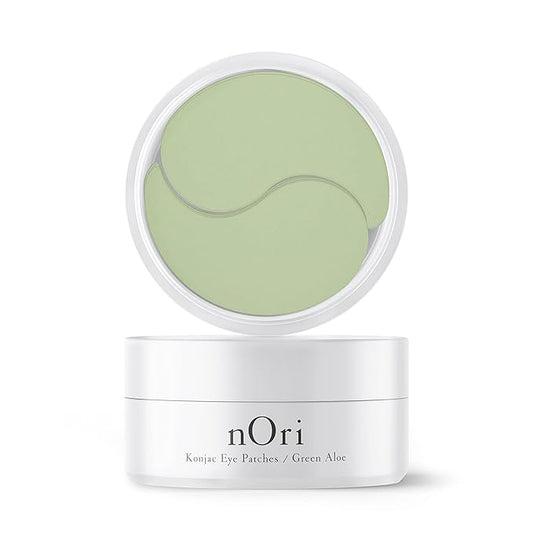 NORI Konjac Eye Patches – Anti-Wrinkle/Removes Bags/Moisturizing/Dark Circle/60 Pieces (Aloe Vera)-VivaGrace Women